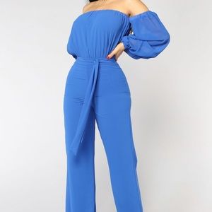 NWT Wide Leg Jumpsuit - Fashion Nova